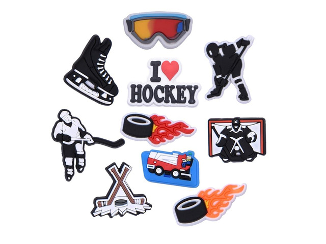 Szukastai Sports Ball Shoe Charms for Clog Shoe, Baseball Basketball Soccer Football Softball Volleyball Shoe Charms for Shoe & Bracelet Wristband...