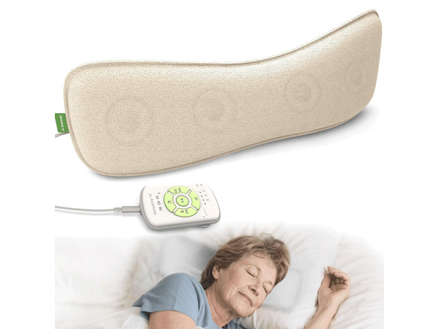 Slumber 2 - Bluetooth Pillow Speaker for Side Sleepers 4 Ultra-Flat Speakers, White Noise, Remote Control & Sleep Timer, Soft Design for Sleeping,...