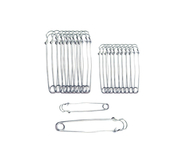 20PCS Large Safety Pins, 4Inch and 3Inch Heavy Duty Safety Pins,Silver For...