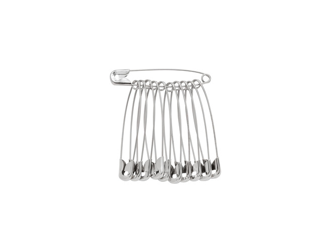 80PCS Large Safety Pins, Durable, Rust-Resistant Nickel Plated Steel Pins, 2.2inch /55mm, Your Versatile Pinning Solution for Sewing, Crafts & More
