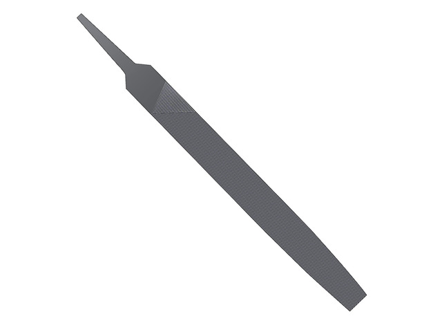 6-inch Flat Medium Cut File Double Cut Teeth High Hardened Steel Hand File Without Handle Suitable for Shaping Wood, Metal, Plastic