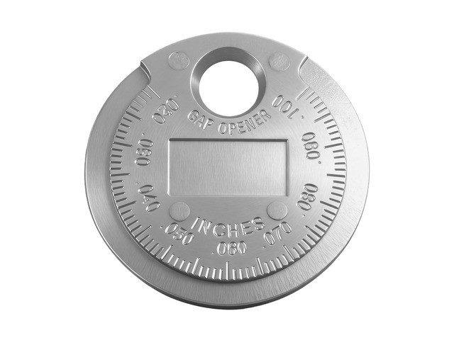 Spark Plug Measuring Tool,Measuring Wire Spark Plug Gap Tool,Zinc Alloy Gapper Clearance Gauge Scaled From 0.020' To 0.100',Portable Plugs Gapping...