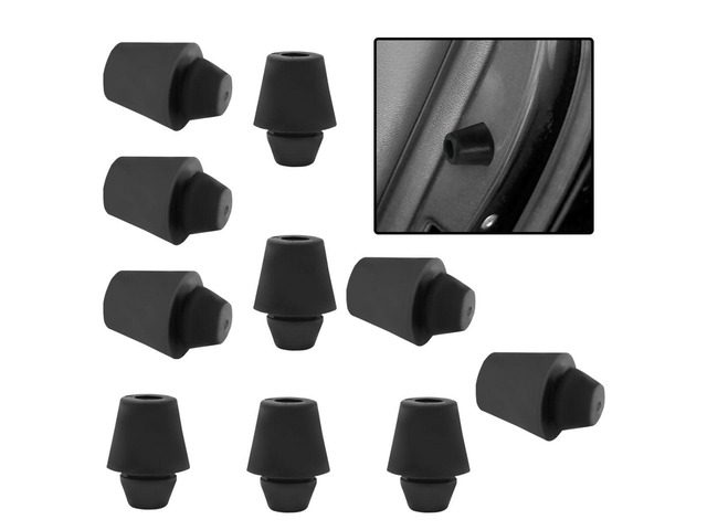 ZIMISI Car Door Bumper Shock Absorbers, 0.7' x 0.5' Rubber Door Slam Stopper, Front Rear Door Shock Absorber Soundproof Protector Buffer Pads, Car...