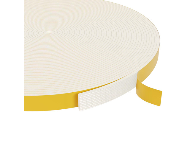 Egofix Weather Stripping Door Seal Strip,White Weatherproof Foam Tape Insulation for Sliding Door, Front Door Frame, Windows (1/2 in x 1/8 in x...