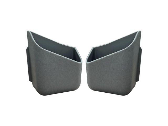 2PCS Car Seat Side Pocket Organizer, A-Pillar Sunglass Holder, Stick-On Small Item Automotive Storage Box, Car Seat Gap Filler Organizer for Card,...