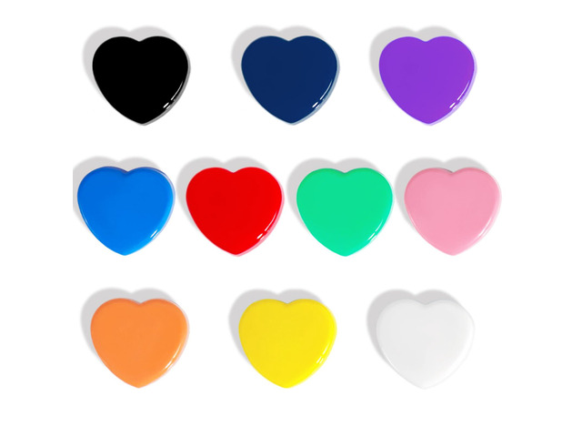 ZDZBLX Fridge Magnets, 10 Pack Strong Refrigerator Magnets Small Heart Shape, Cute Decorative Magnets for Whiteboard Locker Office School Classroom...