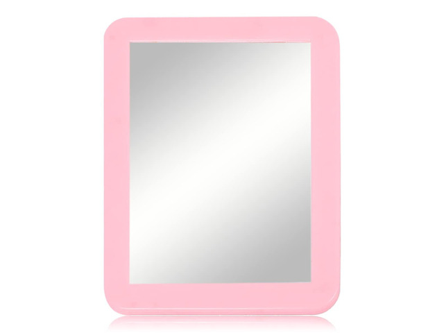 ARTLYMERS Locker Mirror Magnetic, Locker Accessories, 5x7 Real Glass Pink Locker Decor & Stuff, Magnet Backing, Back to School, Classroom...