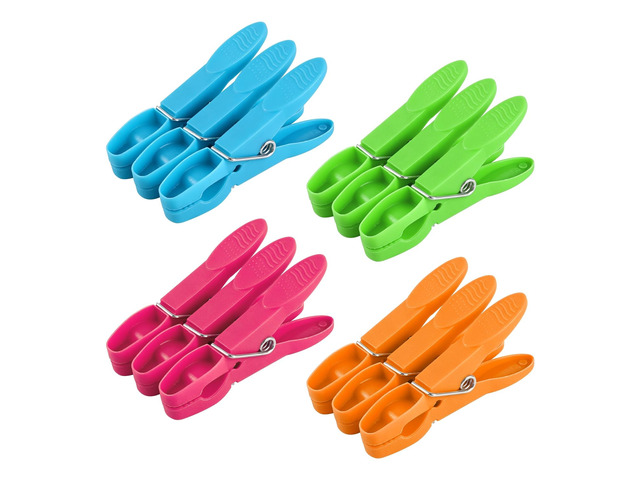 Colored Plastic Clothespins Heavy Duty Laundry Clips with Springs Non-Slip Clothes Pegs for Hanging Clothes Towels Crafts Picture Photo Food...
