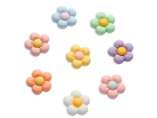 3D Flower Fridge Magnets Cute Floral Refrigerator Magnets Set for Kitchen Office Locker Whiteboard Strong Magnetic Decorative Home Decor