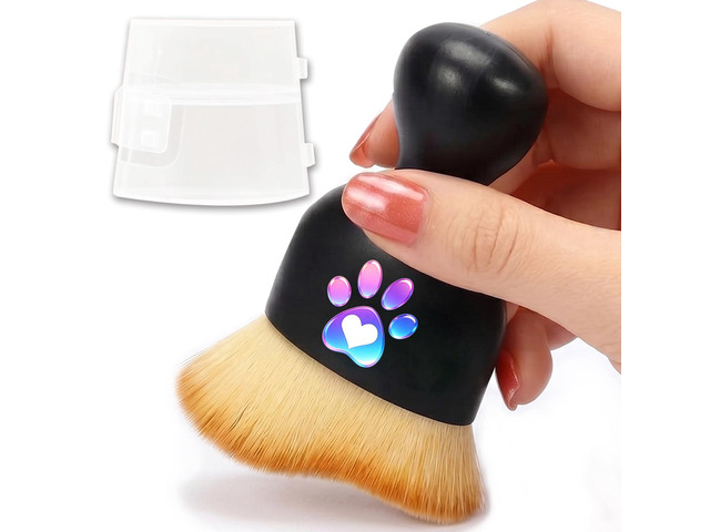 Dog Paw Print Car Detailing Brush Soft Bristle Auto Interior Cleaning Brush Heart Pet Paw Car Accessories Interior Detailing Care, Dog Mom Gifts...