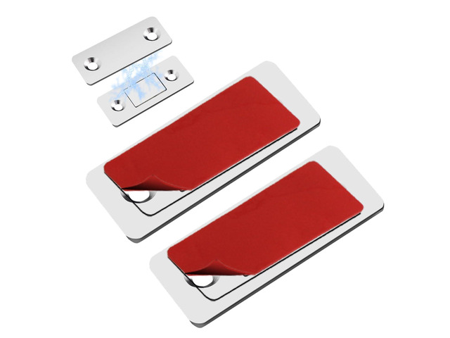 Quiet Magnetic Door Catch, Using Noise Free, Magnetic Cabinet Door Catch Quiet, Quiet Magnetic Catch for Sliding Door, Punch-Free, Invisible...
