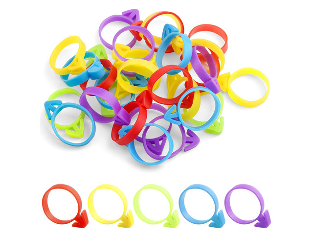 30 Pcs Icing Bag Ties, Silicone Pastry Bag Ties, Multicolo Piping Bag Ties Reusable Piping Bag Clips, Decoration Bag Cake and Pastry Supplies...