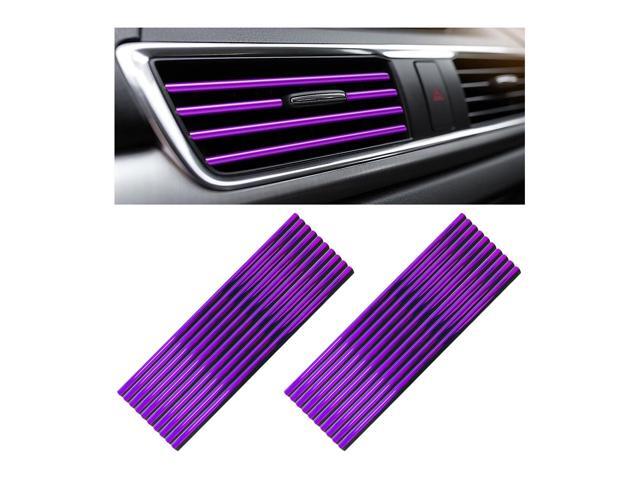 Kewucn 20 PCS Car Air Conditioner Vent Decorative Strip, Waterproof Bendable Auto Air Vent Decoration, Universal Vehicle Interior Accessories... Kewucn 20 PCS Car Air Conditioner Vent Decorative Strip, Waterproof Bendable Auto Air Vent Decoration, Universal Vehicle Interior Accessories...