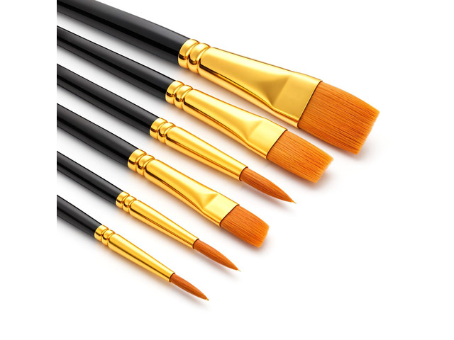 Paint Brush Set for Watercolor, Rock Face Painting, Versatile Brushes Acrylic, Oil, Artist Craft Supplies, for Adults