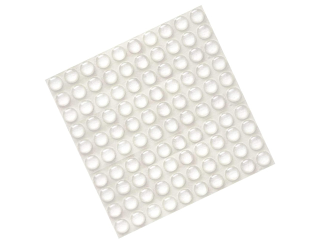 Drawer Bumpers Pads 6mm*2mm - Self Adhesive Clear Rubber Feet for Cabinet Door, Cupboard, Furniture, Laptop, Table - Tiny Anti-Slip Bumpons Noise...