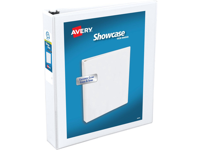 Economy Showcase View 3 Ring Binder, 1.5' Slant Rings, 375-Sheet Capacity, 2.1 Inch Wide Spine, Great for Home, School Supplies, Office, or...