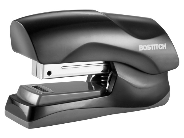 Office Heavy Duty Stapler, 40 Sheet Capacity, No Jam, Half Strip, Fits into the Palm of Your Hand, for Classroom, Office or Desk, Black, Pack of 9