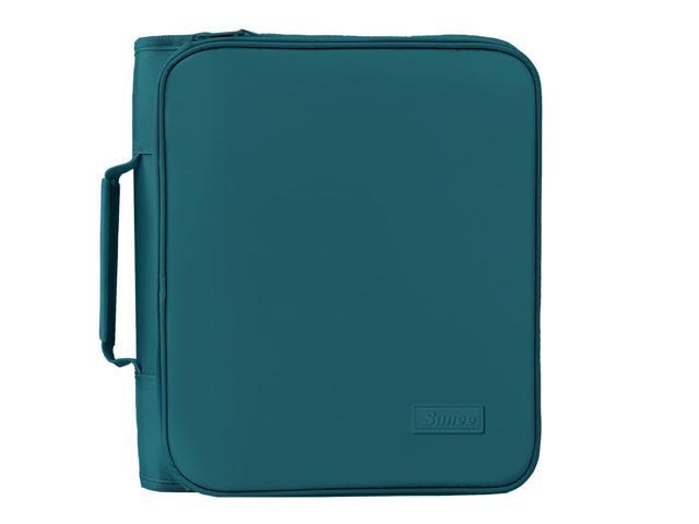 Zippered Binder Bag with Handle, 2-Inch 3-Ring O-Ring, 500-Sheet Capacity, Includes Zip Pocket, 5-Tab Expanding File Folder, Multi-Pocket Organizer...
