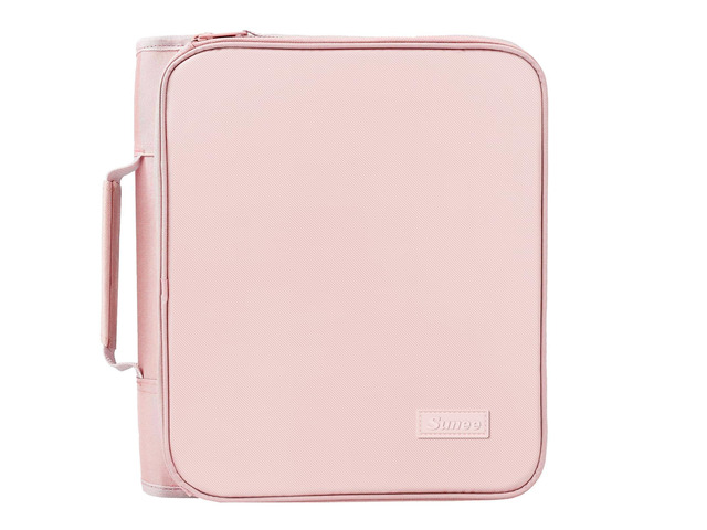 Zippered Binder Bag with Handle, 2-Inch 3-Ring O-Ring, 500-Sheet Capacity, Includes Zip Pocket, 5-Tab Expanding File Folder, Multi-Pocket Organizer...