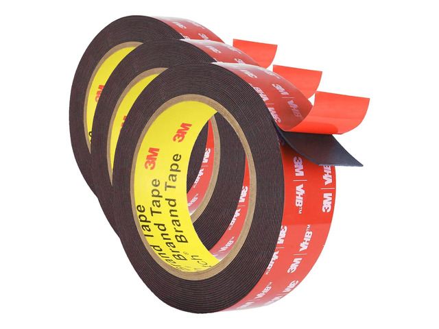 Double Sided Tape Heavy Duty, Adhesive Mounting Tape Waterproof, 16.4 FT x 0.94 in, Strong Foam Tape for Walls, Automotive, Home Office Decor, Made...