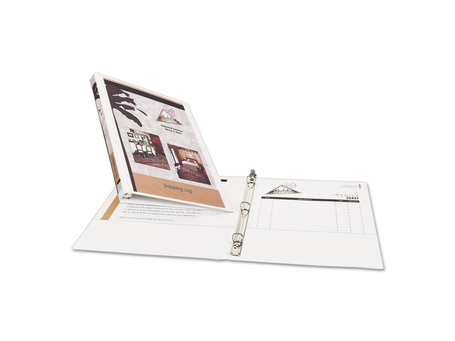 Economy Reference View Binder, 1/2in Capacity [Set of 3] Color: White