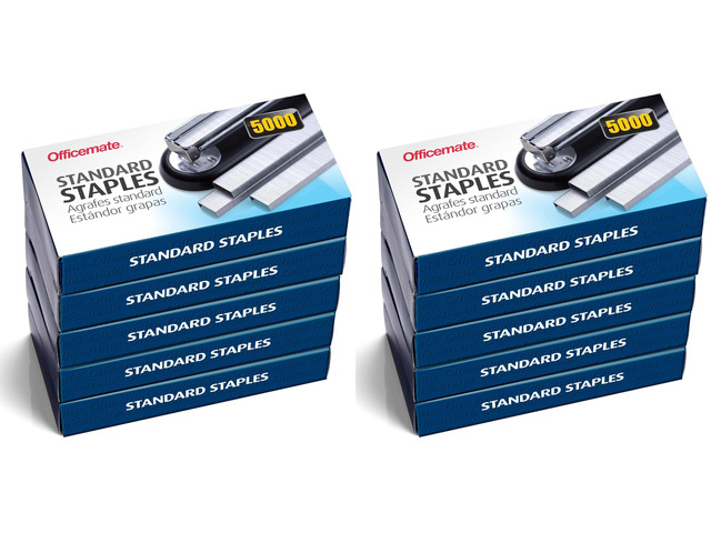 Standard Staples, 5 Boxes General Purpose Staple, 5000 Staples/Box (91925) (Pack of 2)