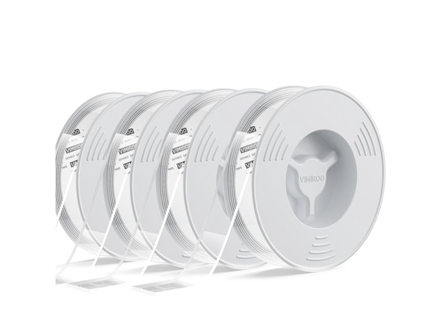 4 Pack Double Sided Tape Heavy Duty, Extra Large16.4FT Nano Double Sided MountingTape, Transparent Strong Removable Adhesive Picture Hanging...