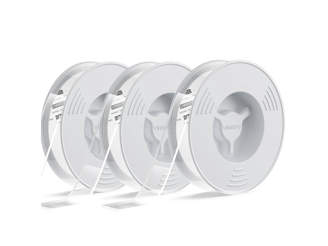 3 Pack Double Sided Tape Heavy Duty, Extra Large16.4FT Nano Double Sided MountingTape, Transparent Strong Removable Adhesive Picture Hanging...