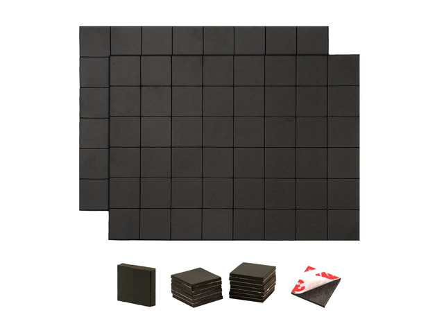 Adhesive Magnets Each 3/4' x 3/4',288PCS Value Pack for Teacher in Classroom,Office Essentials Supplies to Make Things Into Magnetic Sticker(80mil...