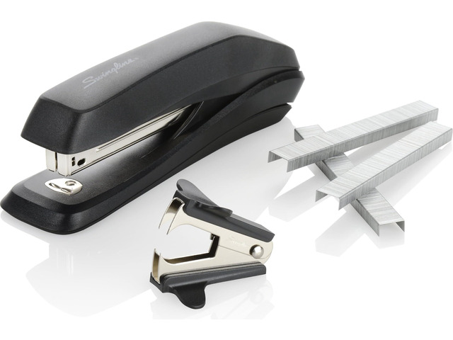 Stapler Value Pack, 20 Sheet Capacity, Jam Free, includes Stapler, 1250 Staples and Staple Remover, Black (54567)