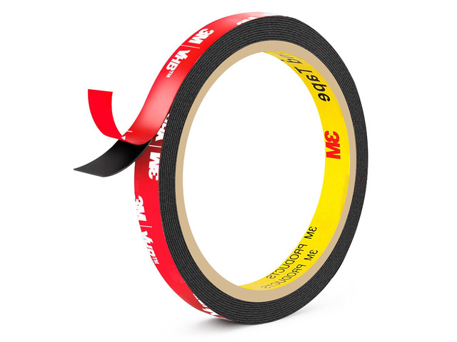 3M Double Sided Tape Heavy Duty 0.39in x 10ft, Removable Mounting Tape Adhesive Strips Double Sided Mounting Tape, Strong Foam Tape for Walls...
