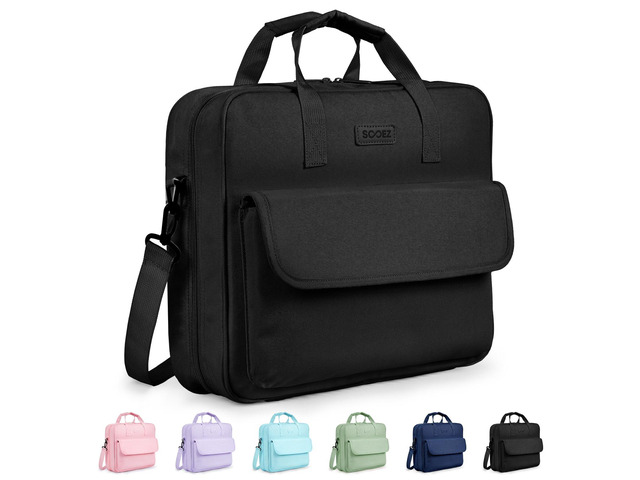 Zipper Binder Bag, 3 Inch 3 Ring Binder with D-Ring, Holds 900 Sheets Cute School Binder with Shoulder Strap & Handle, Multi-Pocket Organizer for...