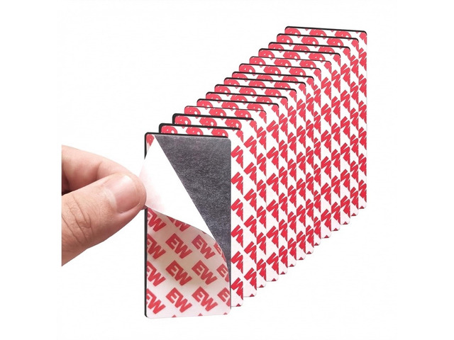 Magnetic Tape 2x4 Inch 15 Pack, Strong Adhesive Magnets for Crafts Magnetic Strips with Strong Adhesive Backing for DIY Crafts, Fridge, Photo...