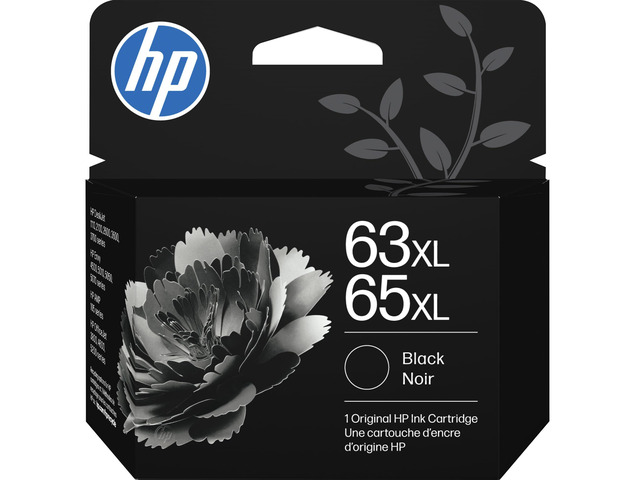63XL/65XL Black High-Yield Ink Cartridge (Replaces Both 63XL & 65XL) Works with AMP; DeskJet 1100, 2100, 2600, 3600; Envy 4500, 5000; OfficeJet...