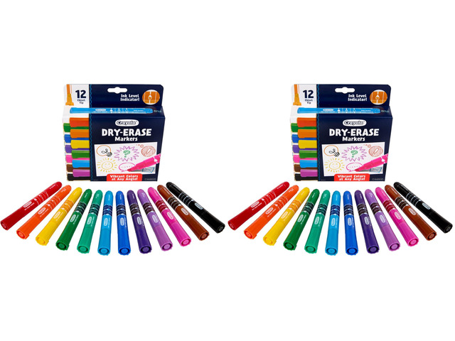 Take Note Dry Erase Markers for School (12ct) Essential Easter Basket Stuffers, Chisel Tip Whiteboard Markers, Spring Craft Supplies for Teachers,...