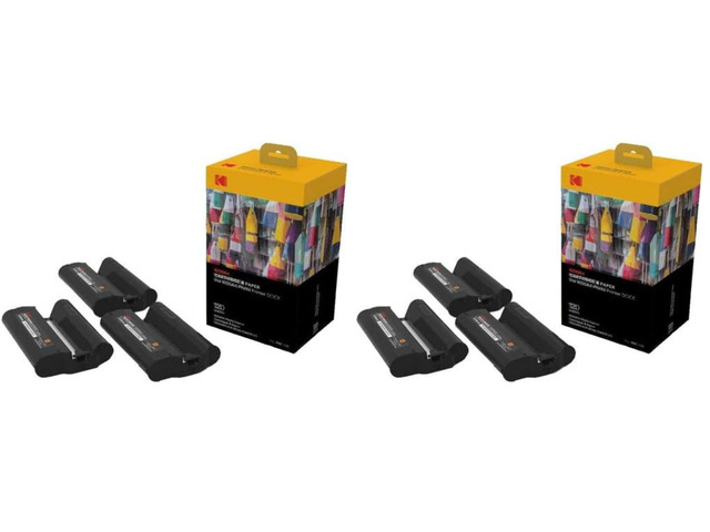 Dock Plus & Dock Photo Printer Cartridge PHC-120 - Cartridge Refill & Photo Sheets - 240 Pack,Black
