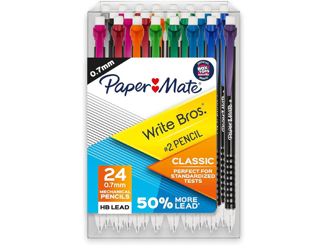 Mechanical Pencils 0.7mm Write Bros. Classic Number 2 Pencil Set Office Supplies Classroom Supplies Sketching Pencils Drafting Great for...
