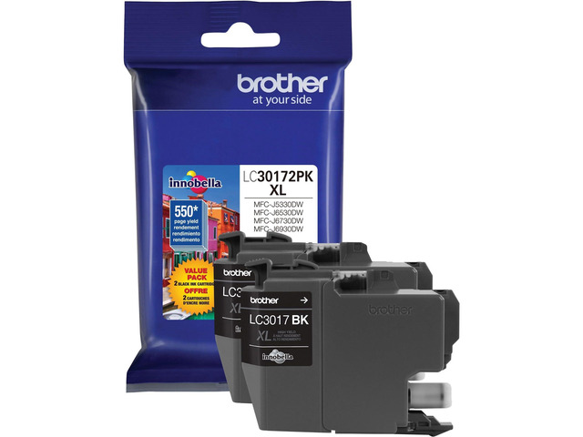 Printer LC30172PK High Yield XL Black Ink Cartridge-2 Pack