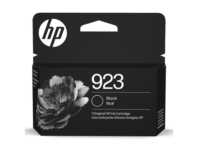 923 Black Ink Cartridge Works with OfficeJet 8120, Pro 8130 Series 4K0T3LN