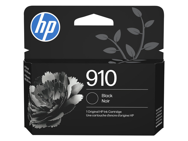 910 Black Ink Cartridge Works with OfficeJet 8010, 8020 Series, OfficeJet Pro 8020, 8030 Series Eligible for Instant Ink 3YL61AN