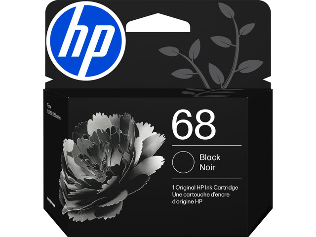 68 Black Ink Cartridge Works with Envy 6100e, 6500e Series 7FP21TN