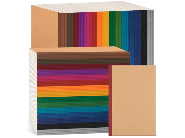 120 Pack Lined Notebook Journals Bulk,8.3x 5.5Kraft Cover Lined Notebooks A5 Ruled Composition Notebook, Kraft Cover with Vintage Spines, 60 Pages...