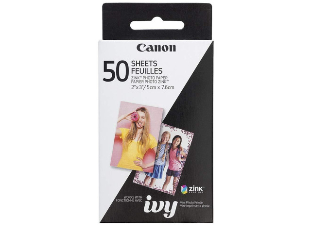 Ivy Zink 2' x 3' Photo Sticker Paper 50 Sheets Pack