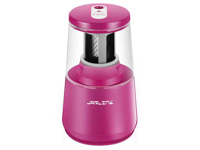 Electric Pencil Sharpener, Heavy Duty Helical Blade, Auto Stop Suitable for No.2/Colored Pencils(6-8mm), Dual Power AC Adapter/Battery Operated in...