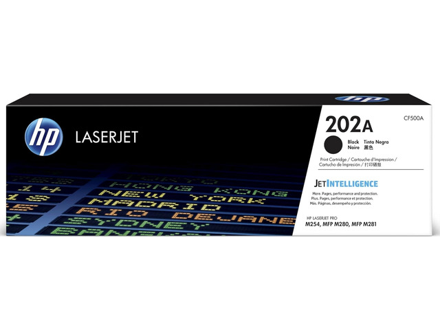 202A Black Toner Cartridge Printers Works with Color LaserJet Pro M254; Color LaserJet Pro MFP M281 Series CF500A