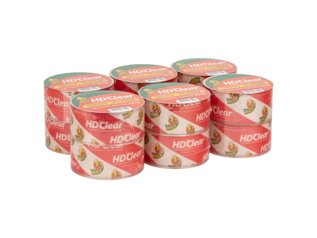 HD Clear Packing Tape Refills - 12 Rolls of Heavy Duty Shipping and Moving Packing Tape - Clear Strong Packaging Tape for Boxes, Packing and Moving...