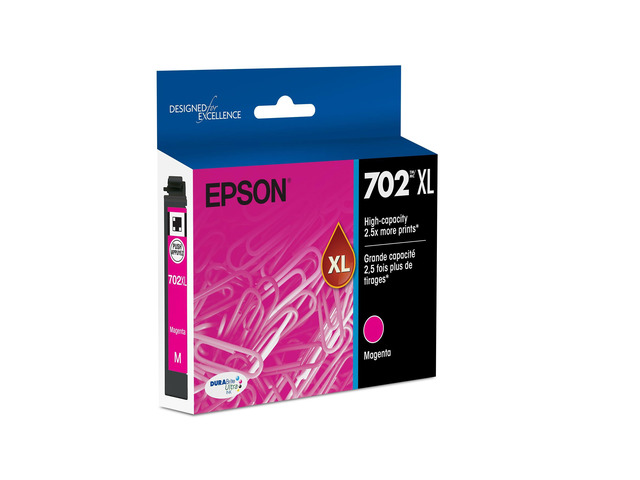 702XL Genuine High Capacity Magenta Ink Cartridge T702XL320 High Capacity for WorkForce Pro WF-3720 WF-3730 WF-3733 Printers