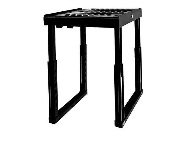 Locker Organizer Shelf Adjustable Width and Height, Stackable, Ideal Locker Shelf for School, Office, Gym Lockers, or Even Kitchen Cabinets & Under...