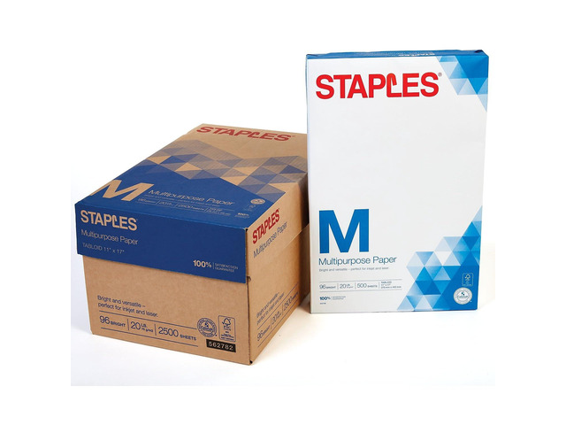 Inkjet Paper, 11x17 Inch, 20 lb., 1 Carton of 5 Reams