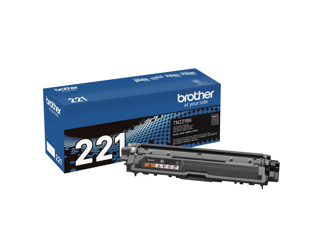 Genuine Standard Yield Toner Cartridge, TN221BK, Replacement Black Toner, Page Yield Upto 2,500 Pages, Amazon Dash Replenishment Cartridge, TN221